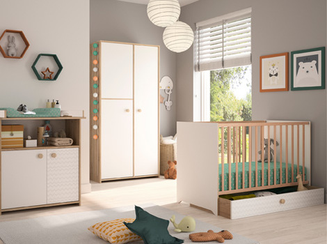 Chambre Intimi Lit 60 1 Commode Armoire Bebe 9 Bebe Cash Mende